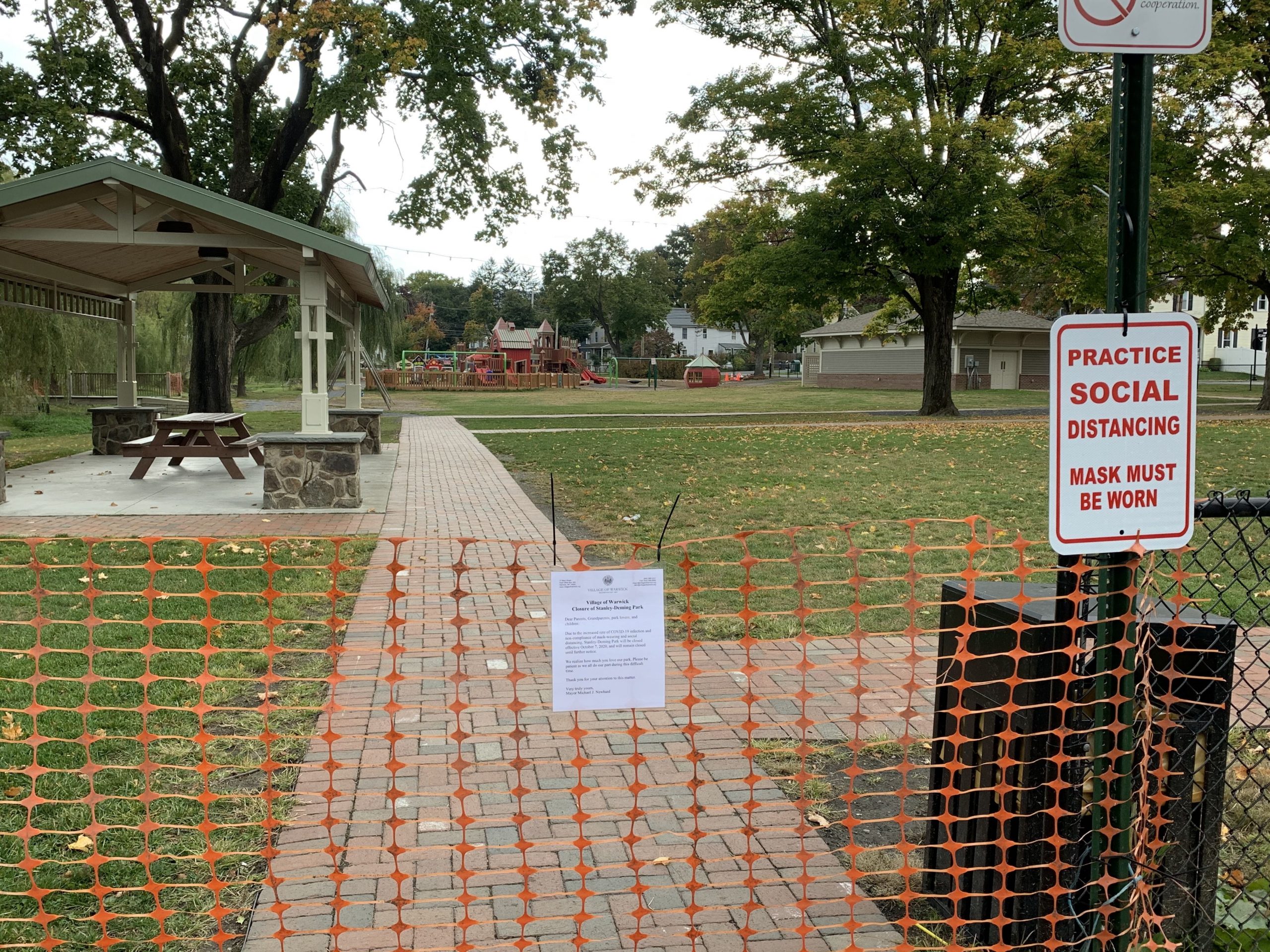 tanley-Deming Park Closure