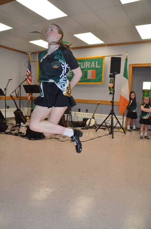 Saoirse Trazino from Greenwood Lake dances during the event. Photo by Ed Bailey