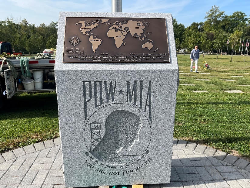 The new POW MIA monument will be unveiled in its entirety at the ceremony.